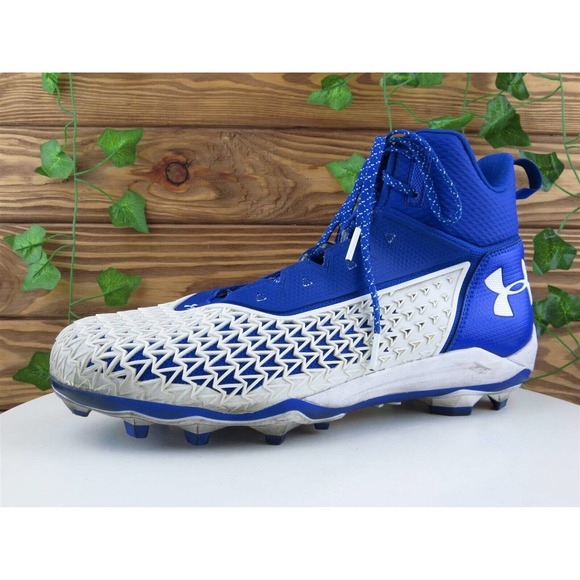 Under Armour Sz 11.5 Sneaker White Synthetic Men Medium (D, M) Athletic - Picture 1 of 10